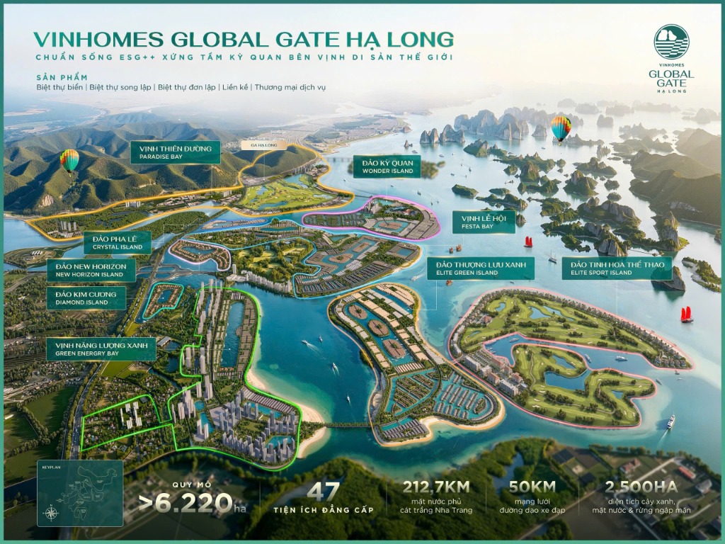 Mặt bằng Vinhomes Global Gate Hạ Long